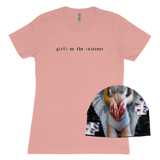 Girls On The Internet Tee + Hell Hill Beanie Bundle