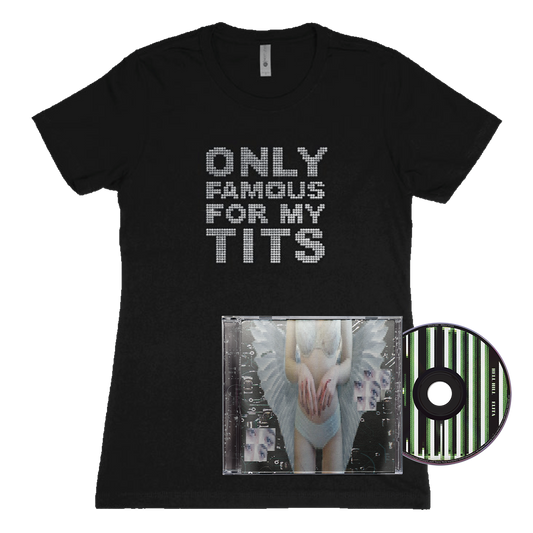 OFFMT Rhinestone Tee + Hell Hill CD Bundle