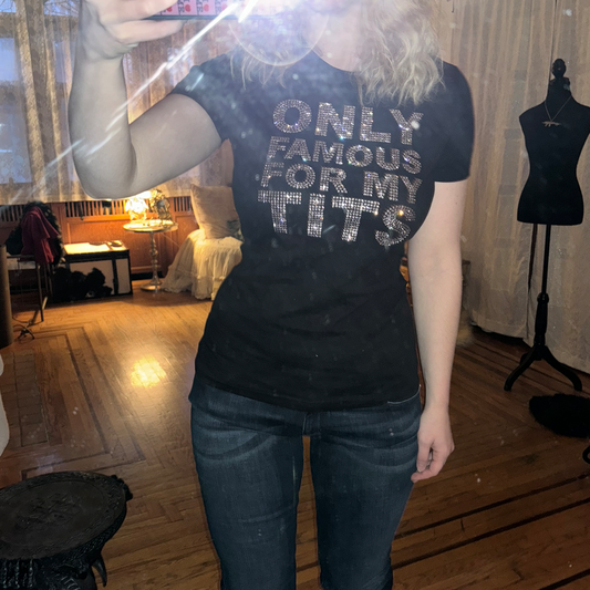 OFFMT Rhinestone Tee